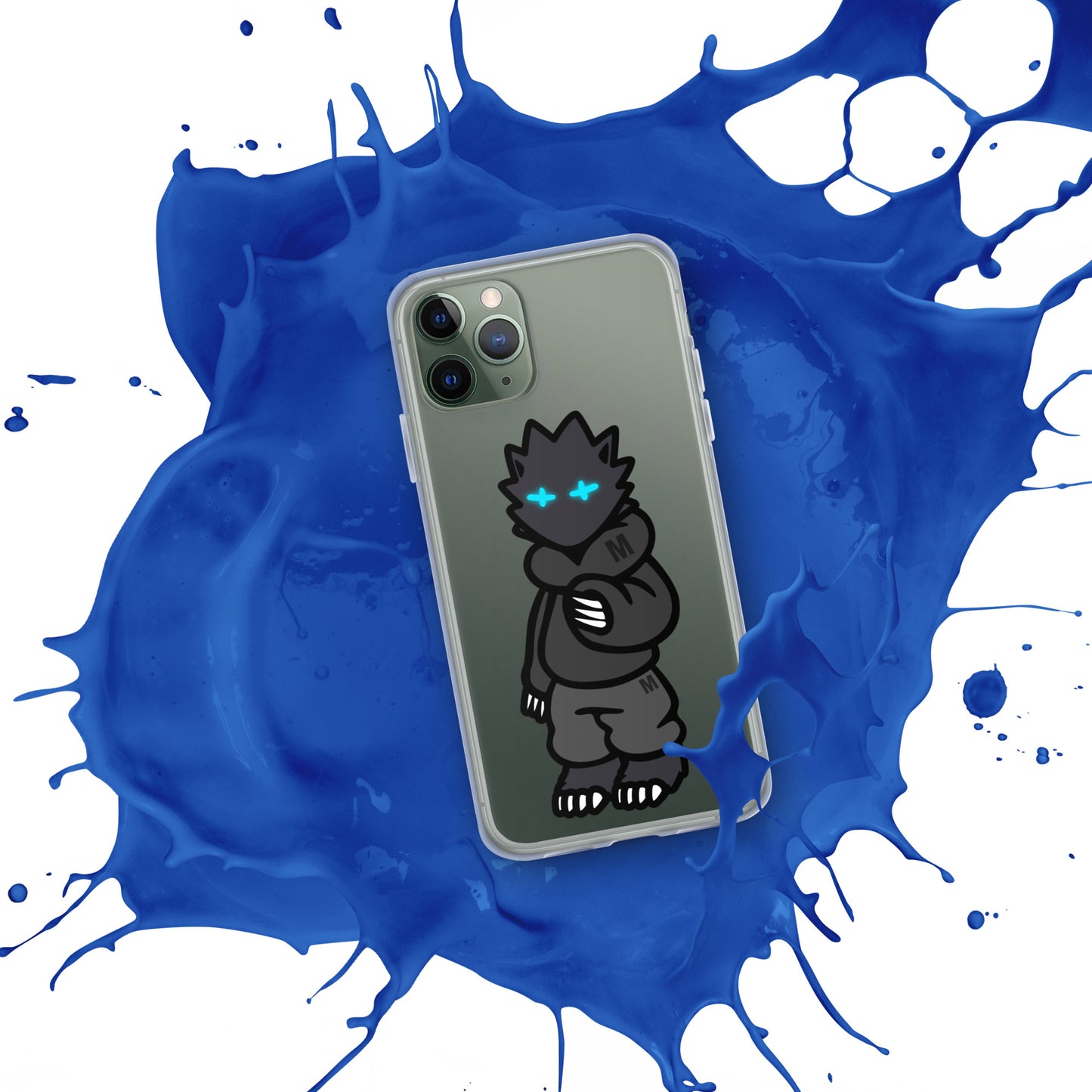 Cyber wolf iPhone Case