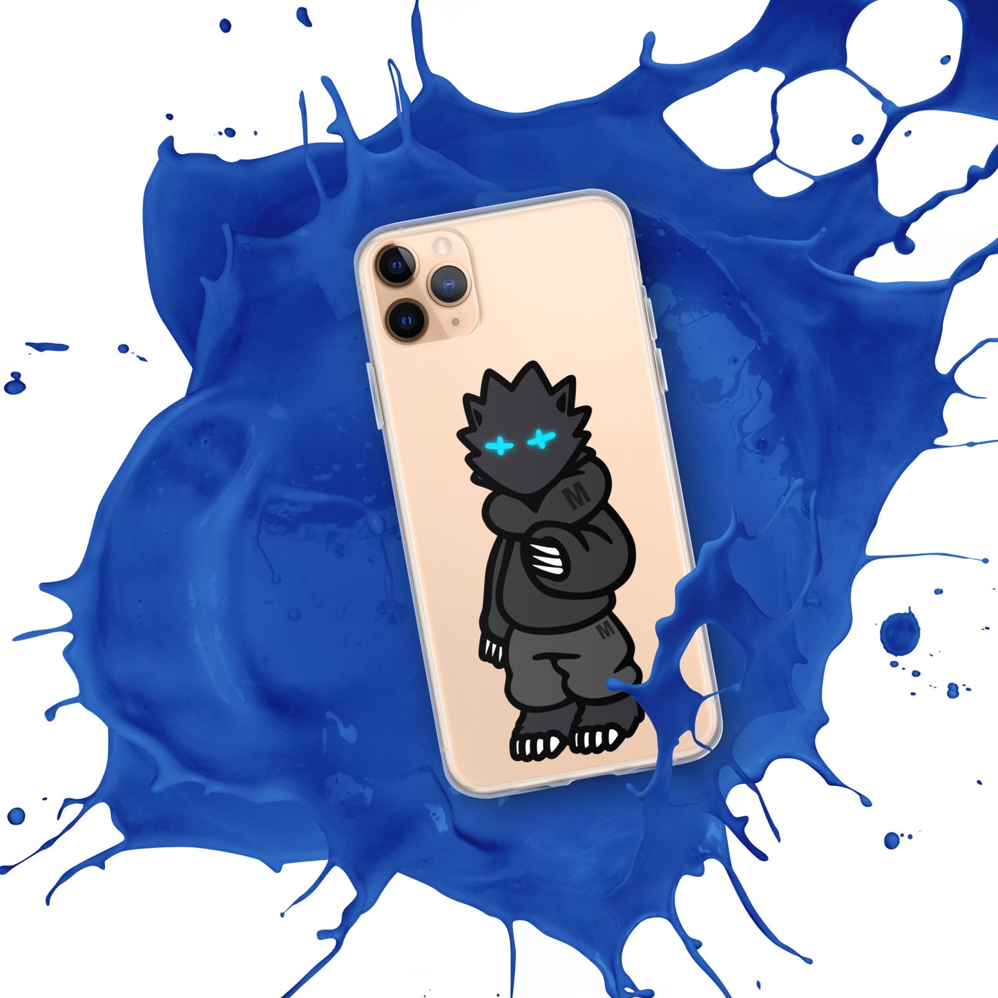 Cyber wolf iPhone Case