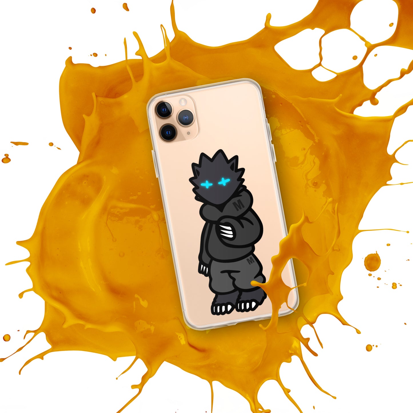Cyber wolf iPhone Case