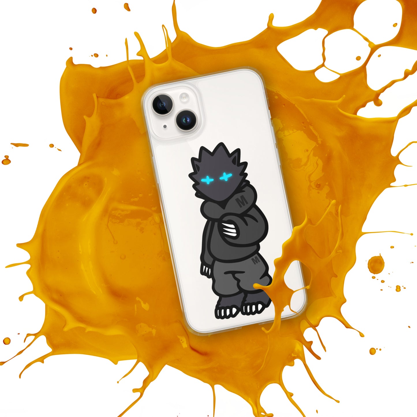 Cyber wolf iPhone Case