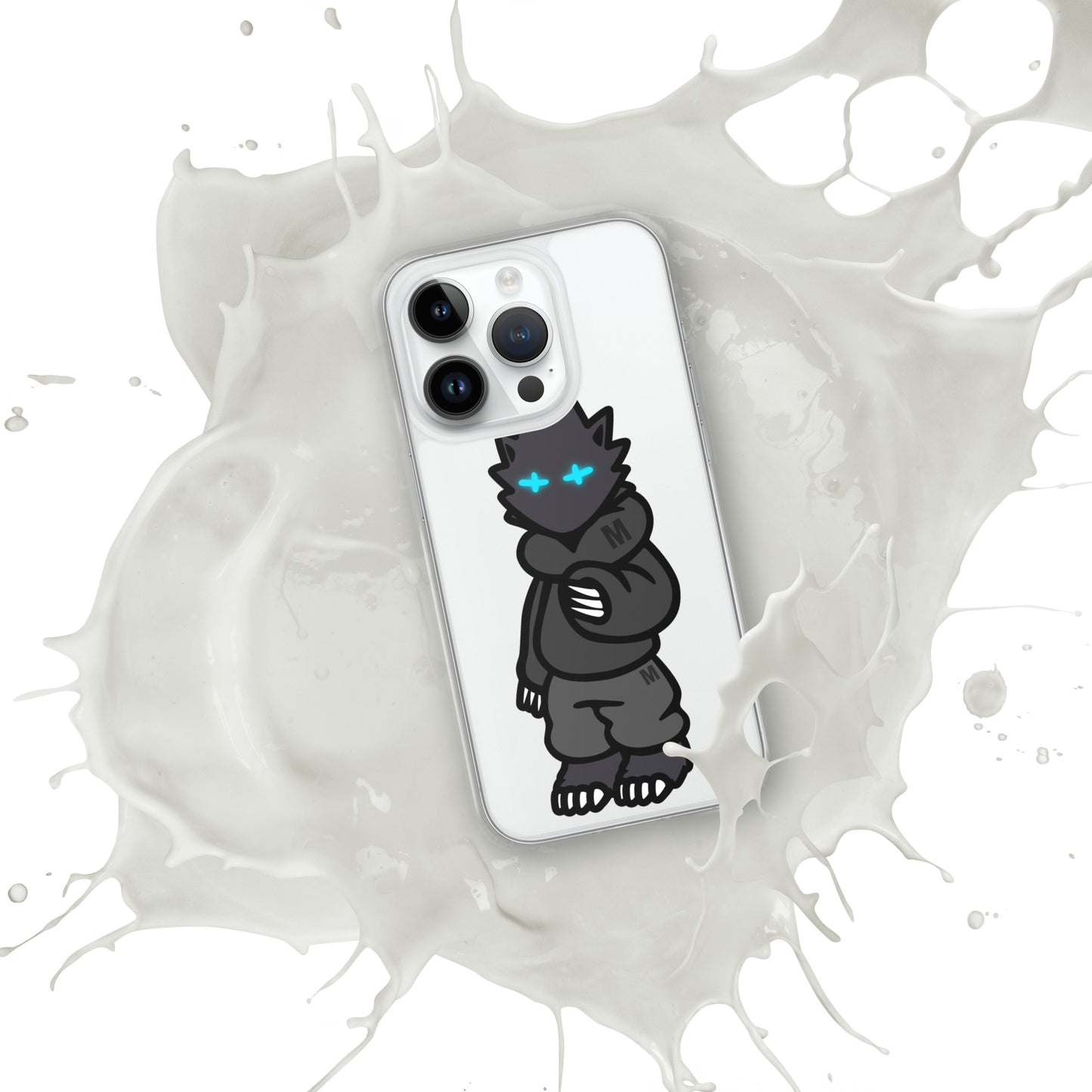 Cyber wolf iPhone Case