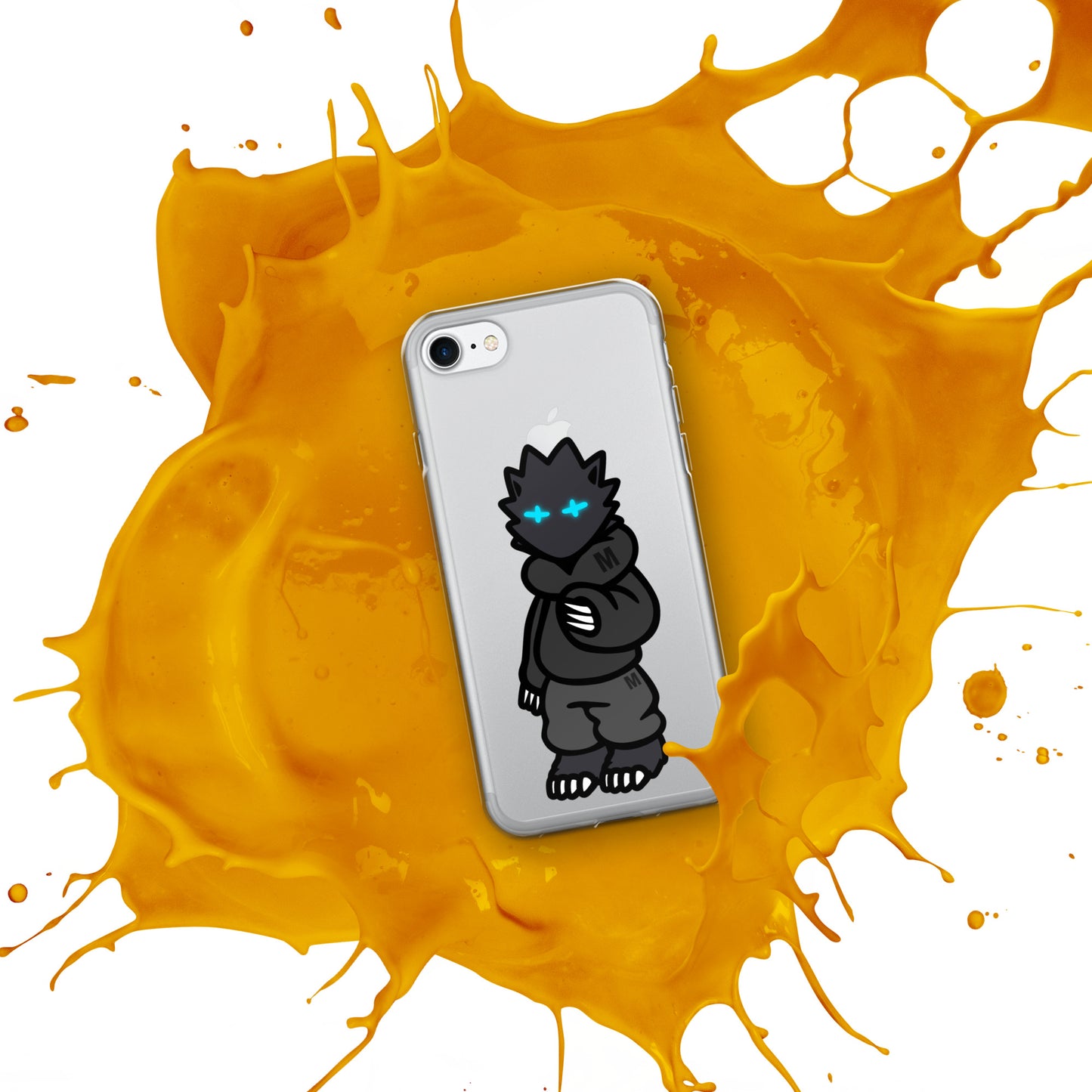 Cyber wolf iPhone Case