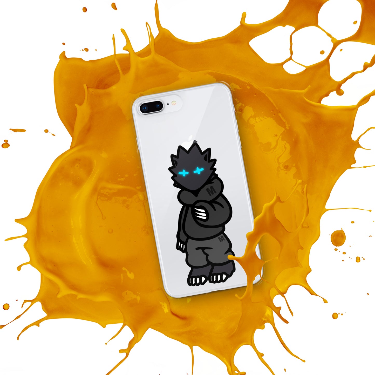 Cyber wolf iPhone Case