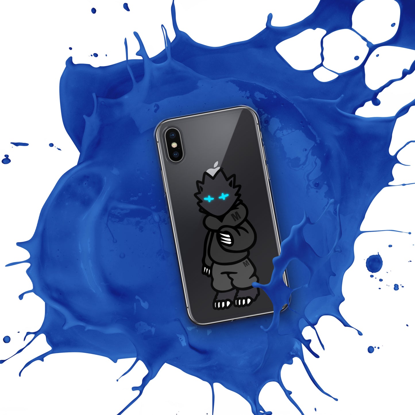 Cyber wolf iPhone Case