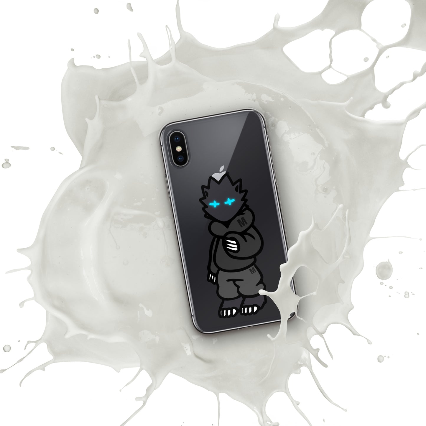 Cyber wolf iPhone Case