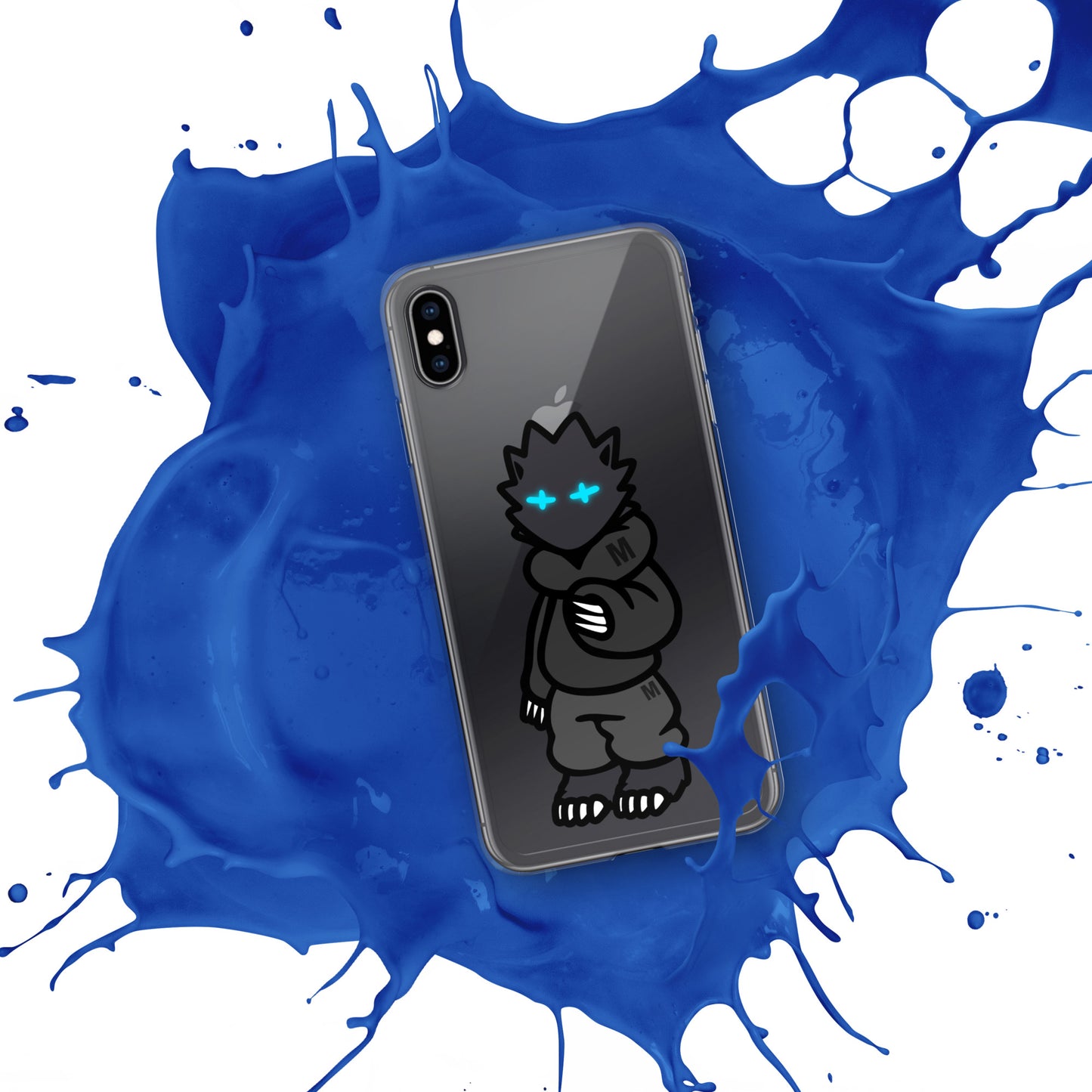 Cyber wolf iPhone Case