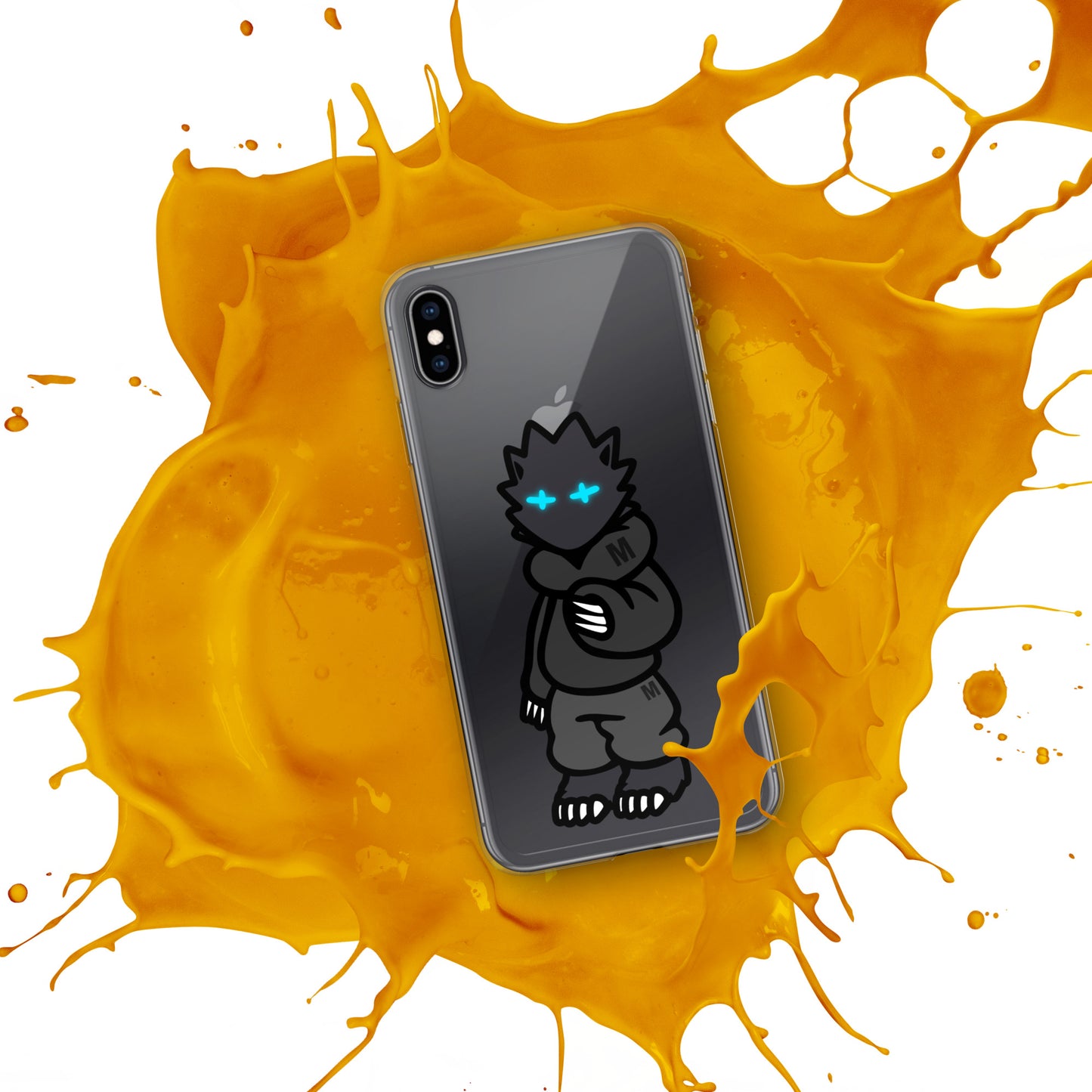 Cyber wolf iPhone Case