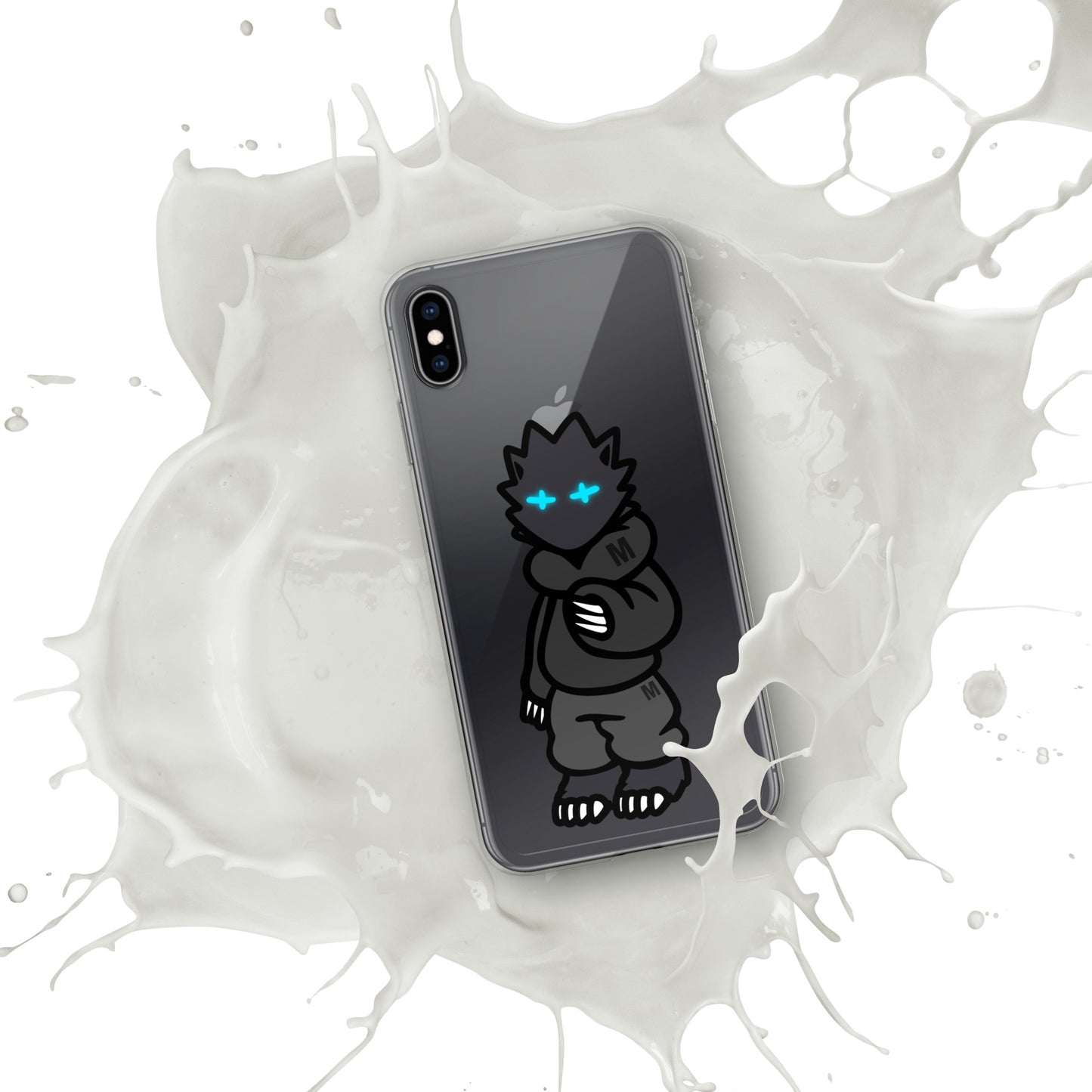 Cyber wolf iPhone Case