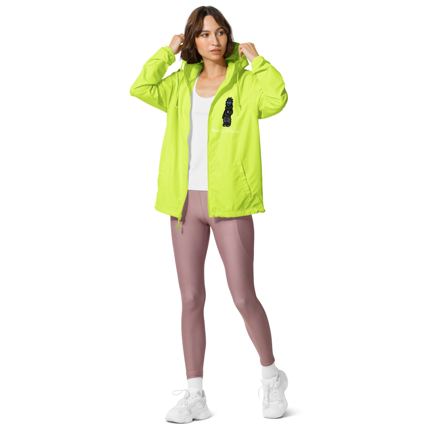 Unisex lightweight zip up alpha windbreaker