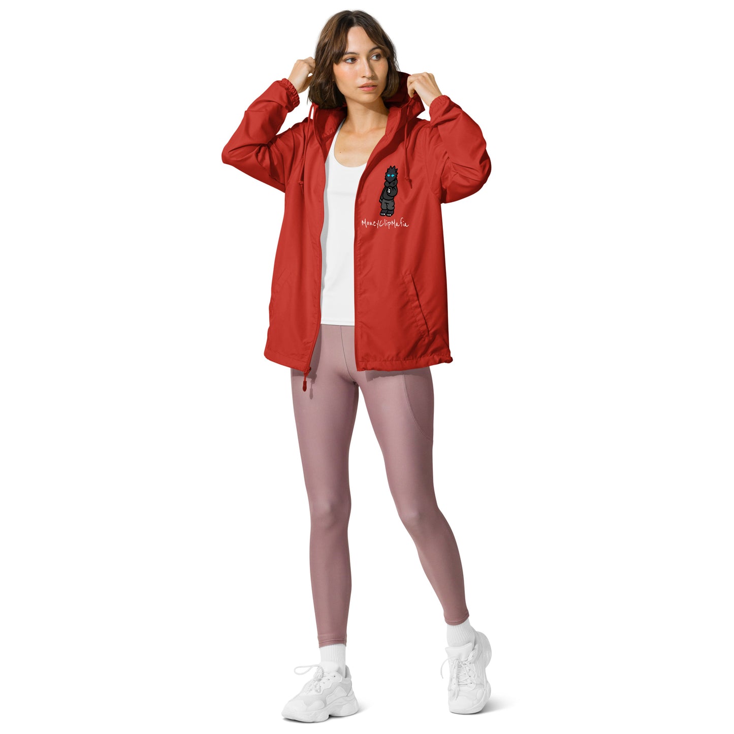 Unisex lightweight zip up alpha windbreaker