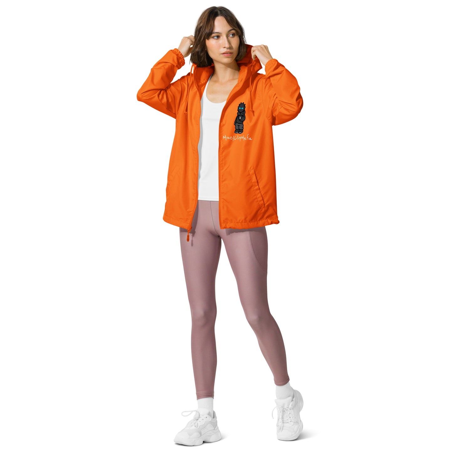 Unisex lightweight zip up alpha windbreaker